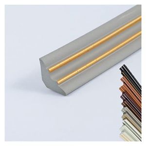 5M Moulure autocollante flexible Quart de rond PVC, Bande de calfeutrage étanche, garniture pour moulage, calfeutrage et de garniture auto-adhésif, pour mur, plafond, armoire, comptoir, bords de sol e (Hardware Furniture Store, neuf)