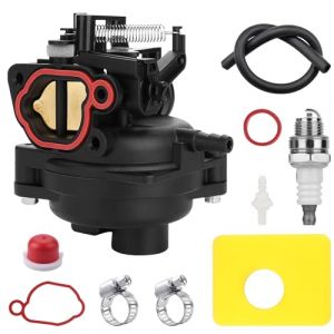 EXLECO Carburateur pour Moteurs Briggs et Stratton, Remplacement du Filtre à Air du Carburateur avec Accessoires Carburateur pour Débroussailleuse Carburateur Tondeuse pour 799583 595656 591979 591160 (ZLH2019, neuf)