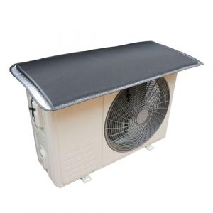LXRHLIKG Housse Pompe a Chaleur, Protection Climatiseur Exterieur Magnétique, Cache Climatiseur Extérieur Durable et Insonorisante, Toutes Saisons(Black,110x55cm/43x22in) (LXRHLIKG, neuf)