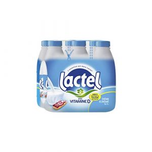 Lait Lactel Vitamine D demi-écrémé 1L (lot de (J&S France, neuf)