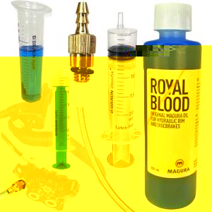MAGURA Royal Blood Huile Min&eacute;rale 250 ml + F26 Service Kit Freins &agrave; Disque Hydraulique Freins &agrave; Disque Jante Kit de purge Mt 2 4 5 6 7 8 HS11 Hs22 HS33 (Fantic26 Funsport GmbH, neuf)