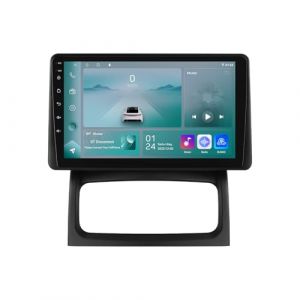 Ossuret Autoradio pour Renault Clio 2 2000-2012, 9 Pouces Android 13 &eacute;cran Tactile 2+32 Go Navigation GPS avec Carplay Android Auto WiFi Bluetooth Commande au Volant (Type B) (Hitour Tech, neuf)