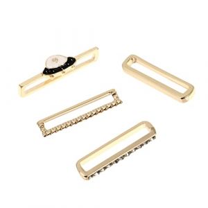 Lurrose 4 Pièces Charms Décoratifs pour Bracelets de Montre Accessoires de Personnalisation pour Montre Compatibles Modèles (Veronicoar, neuf)