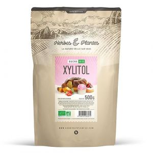 Xylitol Bio 500g | Sucrant naturel, Faible en calories, substitut de sucre naturel (123PLANTES, neuf)