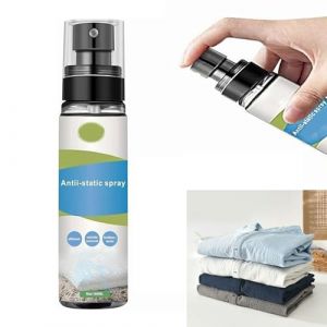 Sprays Antistatiques, 100ML Spray Antistatique Vêtements, Spray Antistatique Textiles, Anti Static Spray, Spray Antistatique Cheveux, Antistatique Vêtements Naturel, Élimine Statique Vêtements (Rutte, neuf)
