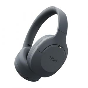 TRIBIT QuietPlus 81 casque Bluetooth sans fil avec réduction de bruit, 110 h d’autonomie, BT 6.0, basses profondes, 6 EQ via l'appli, pliable et confortable,écouteurs bluetooth pour voyages et travail (TSMART, neuf)