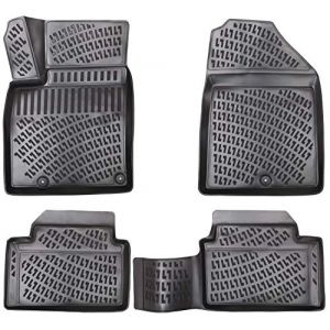 ELMASLINE 3D Tapis de Sol pour KIA CEED 2 2012-2018 | Tapis de Voiture en Caoutchouc avec Bords Extra Hauts | Accessoires Auto (herneland, neuf)