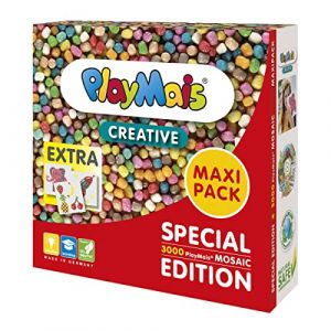 PlayMais MAXI PACK Creative pour enfants &agrave; partir de 3 ans | Jouet de motricit&eacute; avec 3 000 PlayMais & mod&egrave;les | Stimule la cr&eacute;ativit&eacute; et la motricit&eacute; fine (MK toys&more, neuf)