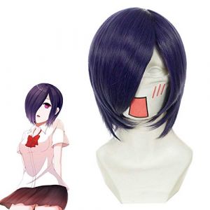 Anime Tokyo Ghoul Cosplay perruques Touka Kirishima Cosplay perruque résistant à la chaleur synthétique perruque cheveux Halloween carnaval fête femmes perruque (good stuff A, neuf)