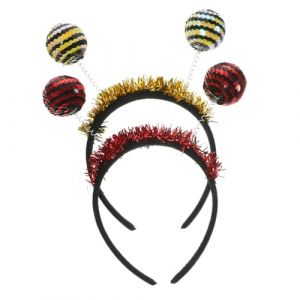 COLLBATH 2 Pi&egrave;ces Bandeau Halloween Insectes avec Balles Lumineuses Accessoire de F&ecirc;te Carnaval pour Adultes et et Facile &agrave; Porter (JianLui, neuf)