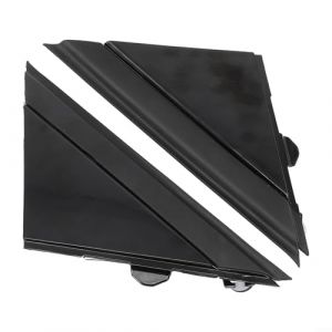 HOHOVYVY Coques de Drapeau de R&eacute;troviseur Gauche et Droit Noir Brillant en Plastique et Caoutchouc pour Fiat 500 2012-2019, R&eacute;sistantes aux Intemp&eacute;ries (PPfend, neuf)