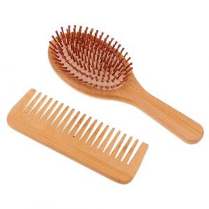 GALPADA 2pièces Brosse à Cheveux Démêlante Lot De Peigne à Cheveux Pour Séparer Coiffer Sans Tirer (Hargrove Hare, neuf)