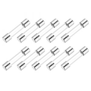 QUARKZMAN Fusible en Verre 8A 250V 6x30mm Fusible Temporis&eacute; UL R&eacute;pertori&eacute; Fusible &agrave; Retardement pour Appareils &Eacute;lectrom&eacute;nagers (Lot de 10) (QUARKZMAN, neuf)