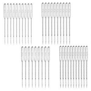 Aiguille Machine a Coudre, 40PCS Aiguille a Coudre, Aiguilles Machine à Coudre à Pointe Régulière Universelle 5 Tailles 75/11 80/12 90/14 100/16 avec Boîte,pour Machine à Coudre pour Singer, Brother (HengShuiHunBengShangMaoYouXianGongSi, neuf)