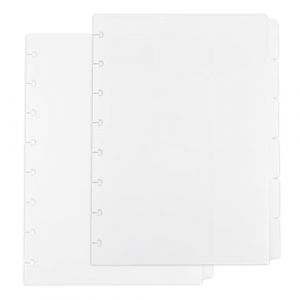 SUPERFINDINGS 12 feuille 8 intercalaires &agrave; Onglets A5 6 intercalaires A5 intercalaire &agrave; Disque Blanc avec 6 onglets Intercalaire en Plastique Pages D'Index de Planificateur &agrave; Disque 8.3 x. 6.2" (SUPERFINDINGS  FR, neuf)