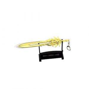 1 pc Dieu de la Guerre Chaos Lame Tonnerre Marteau Hache &Eacute;p&eacute;e Arme Mod&egrave;le Porte-cl&eacute;s avec Pr&eacute;sentoir pour (Emballage standard 3) (Beilaida, neuf)