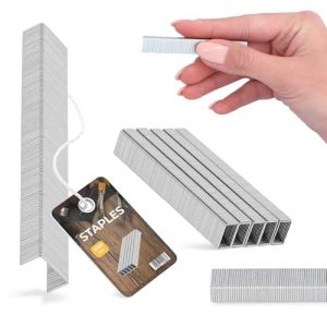 1000x Agrafes pour Agrafeuse 8 mm 53A Agrafes pour Tapisserie Agrafeuse Cloueuse Manuelle Bois Meubles Feuilles Solides Universelles Inoxydables Multifonction (Instalguru-fr, neuf)