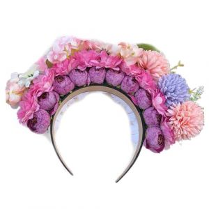 Couronne de mariage couronne florale couronne fleur couronne plage bande de cheveux accessoires de cheveux accessoires de cheveux pour la t&ecirc;te pour les femmes (BoRongDianZiShangWuYouXianGongSi, neuf)