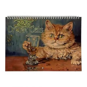 Calendrier Chat Dr&ocirc;le 2026 | Agenda Semestriel Hebdomadaire sur Papier &Eacute;pais,Calendrier Janvier-D&eacute;cembre 2026 Pour Amateurs De Chats | Pour D&eacute;coration d'Int&eacute;rieur &Eacute;cole Appartement Famille Salle de Cl (GuTechHub, neuf)