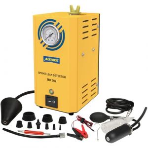Détecteur Fuite Fumée Carburant Voiture 12V, Machine à Fumée Système EVAP Auto/Outil de Diagnostic Testeur Fuite avec Pompe à Air pour Véhicule Camion Moto (AUTOOL TECH, neuf)