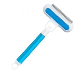 Retonnement De Brosse &Agrave; Poils Pour Animaux - Pinceau En A&eacute;rosol Pour Chiens &Agrave; Double Face, Outil De D&eacute;m&eacute;nagement Portable Pour Animaux De Compagnie Avec Poign&eacute;e Ergonomique Pour Canap&eacute;s De Porte Verre (ruiue, neuf)