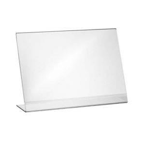 Sellon24 L Support paysage A3 A4 A5 A6 Pr&eacute;sentoir &agrave; prospectus en verre acrylique (LA4 paysage) (Sellon-24, neuf)