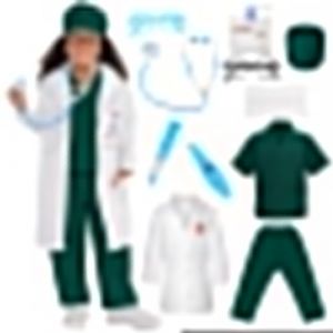 CHMMY D&eacute;guisement Docteur Enfant, Malette Docteur Enfant &agrave; Partir de 3 ans avec St&eacute;thoscope Enfant, Thermom&egrave;tre, Kit Docteur Jouet Docteur Deguisement Carnaval pour Enfant Gar&ccedil;on Fille (zexingxinxi, neuf)