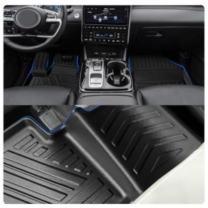 SHAOHAO Compatible avec Hyundai Tucson NX4 2022 2023 2024 Tapis en Caoutchouc Design 3D Tapis de Sol Tapis de Pied Tapis antidérapant Intérieur de Voiture Tucson 2024 Accessoires (SHAOHAO, neuf)