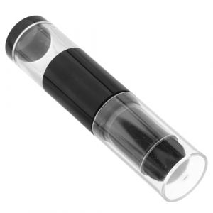 DONFAMDS Pinceau Rechargeable avec Flacon Pressable pour Fond de Teint et Poudre Brosse de Voyage Pratique pour Blush et Finition Poils Noirs Doux et Résistants (GENIESFOR, neuf)