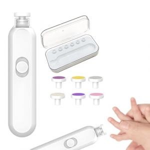 Moulin &agrave; ongles automatique | Lime &agrave; ongles &eacute;lectrique s&ucirc;re &agrave; LED pour avec 6 t&ecirc;tes de meulage &ndash; Pour la maison, l'int&eacute;rieur, la cr&egrave;che, le salon, la chambre &agrave; coucher, les voyages (shxhcn, neuf)