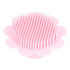 Generic Brosse de Bain pour bébé, bébé épurateur de Cuir Chevelu en Silicone Massage Pinceau en Silicone époutteurs Exfoliator Peigne de Peigne Pinceau Brosse Soft pour de Plus de 6 Mois (Rose) (Nialye, neuf)