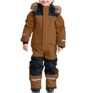G&eacute;n&eacute;rique Combinaison de Ski Enfants Gar&ccedil;ons Fille Combinaisons de Neige &agrave; Capuche Zipp&eacute; Imperm&eacute;able Combinaison Chauds et Confortables Combinaisons Hiver Tenue pour 1-15 Ans (Coffee, 2-3 Years) (Xiegoes, neuf)