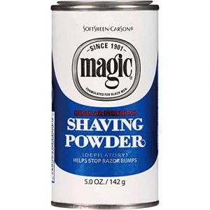 SOFT SHEEN Carson Magic Regular Strength Shaving Powder BLUE 5oz/142g by MAGIC (cercledebene, neuf)