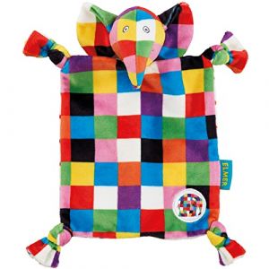 Rainbow Designs Couverture Douce Elmer l'éléphant de Couverture Douce en Peluche Super Douce Elmer l'éléphant pour Les bébés, Convient à partir de la Naissance, Fantastique Cadeau de Nouveau-né (livres PBS, neuf)