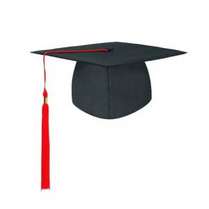 Tibroni Chapeau de Bachelor Coiffe de Docteur Toque de Remise de Dipl&ocirc;me Noir, Toque de Graduation, Chapeau de Master, Cadeau de Baccalaur&eacute;at pour les C&eacute;r&eacute;monies de Remise de Dipl&ocirc;me d'&Eacute;tudes (Tibroni, neuf)