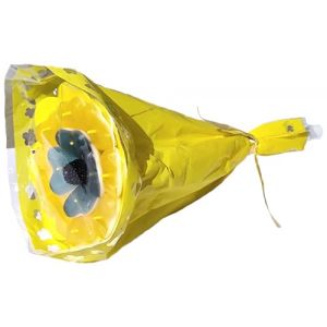 Les ateliers de TONTON PIERROT - Confiserie Artisanale Fran&ccedil;aise - Bouquet de bonbons g&eacute;lifi&eacute;s : (Jaune 100g - Lot de 1) (Agathastock, neuf)