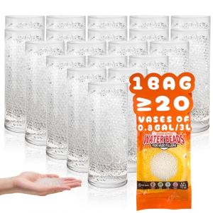 ANZON MORIES Lot de 16 999 perles d'eau transparentes - 3 options de taille - Perles en gel pour d&eacute;coration de table de mariage, remplissage de vase, bougies flottantes, d&eacute;coration de No&euml;l (Anzon Goods, neuf)
