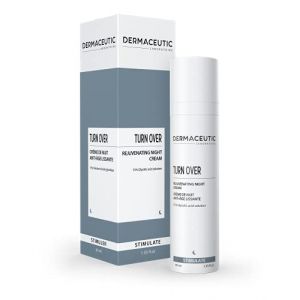 Turn Over | Crème de Nuit Anti-Âge | 15% d'Acide Glycolique AHA | Exfoliant Visage Anti-Rides & Taches, Imperfections & Impurtés | Soin Concentré Lissant & Purifiant | 40ml | Dermaceutic (Dermaceutic Laboratoire, neuf)