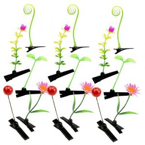 VALICLUD Lot De 30 Pinces à Cheveux De Pousse De Soja, Petites, Pour Filles De 8 à 12 Ans, Accessoires Cheveux Décoratifs Pour Anniversaires Et Usage Quotidien (Cedongh, neuf)