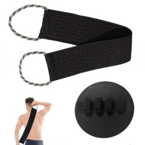 QGK 2 Pi&egrave;ces Gommage du Dos pour la Douche, Un Nettoyage en Profondeur de Votre Corps, Gant de Toilette Exfoliant Double Face avec Poign&eacute;es, Exfoliant pour le Dos Homme Et Femme (hulingle, neuf)