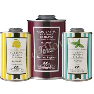 Coffret 3x250 ml Huiles d’Olive Aromatisées | Menthe, Citron, Fruité Léger | 99% EVOO des Puglia | Huile Artisanale 100% Italienne • 13 di Ilaria (13 di Ilaria, neuf)