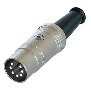 REAN Neutrik NYS323 - Fiche DIN 7 broches - Connecteur rond - Contacts - 7 broches argent&eacute;es (Selected Cable - Pro Audio / Video C&acirc;ble & HI-FI, neuf)