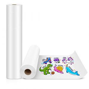 Rouleau De Papier Blanc, 44cm x 10m, Rouleau De Papier Kraft Blanc, Idéal pour Le Papier Chevalet, Le Papier pour Tableau D'affichage, l'art Mural, Le Papier d'emballage.(Papier-2 Pcs) (MUUMMOOM, neuf)