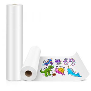 Rouleau De Papier Blanc, 44cm x 10m, Rouleau De Papier Kraft Blanc, Idéal pour Le Papier Chevalet, Le Papier pour Tableau D'affichage, l'art Mural, Le Papier d'emballage.(Papier-2 Pcs) (Paper Puzzles Store, neuf)