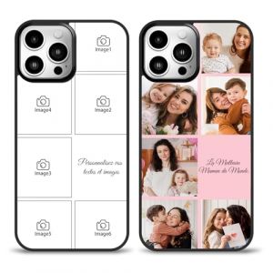 Easycosy Coque Personnalisée Photo pour iPhone 16 15 14 13 12 11 Pro/Max/Mini XR X XS Max Coque Personnalisable avec Votre Image Texte pour Couple Ami, Famille, Etui en TPU Plein de Protection (Easycosy Home, neuf)