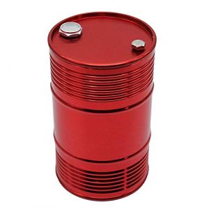 MABSSI Conteneur de R¨¦Servoir de Carburant de Tambour D'Huile en M¨¦Tal pour 1/10 RC4WD D90 SCX10 Rock Crawler RC Accessoires de D¨¦Coration de Voiture (suihajimaoyiyouxiangongsi, neuf)