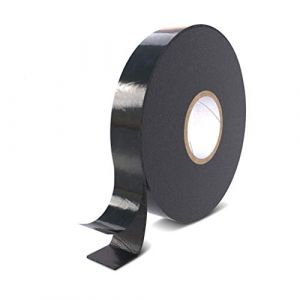Rietlow&reg; Double Face Ruban Adh&eacute;sif Extra Fort, Ruban de Montage en mousse PE r&eacute;sistant, Foam Tape, Adh&eacute;sif Double Face puissant, Double Face fin, Extra Fort Adh&eacute;sif Noir (25mm x 10m) (Holesto, neuf)