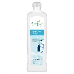 Simple Kind to Skin Sensitive Bath Soak pour peaux sensibles 1000 ml (BlackNore, neuf)