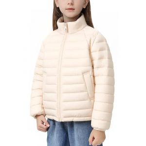 SEAUR Manteau Doudoune Fille Veste L&eacute;g&egrave;re Matelass&eacute; Col Montant Enfant Chaude Blouson R&eacute;sistant &agrave; L'eau pour Printemps Automne Hiver 5-6 Ans (MANDIGLO, neuf)