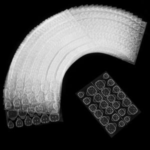 50 Feuilles 1200 Pi&egrave;ce Gel Pad Ongles, Autocollants &agrave; Ongles Double Face, Patch Ongles Autocollant Transparents, Respirante Nail Glue Jelly Gel Ruban Adh&eacute;sif, Gel Pads Ongles Pour Faux Ongles Nail Art (Gemi Eu, neuf)